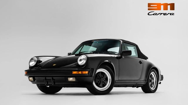 1987Porsche9112D CabrioletBlack