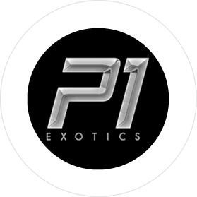 P1 Exotics dealer logo - Premier luxury car dealer on Exotic Motors