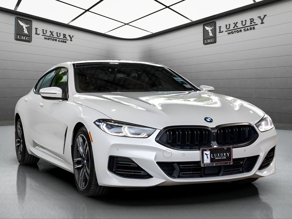 2023 BMW 8 Series in White Metallic