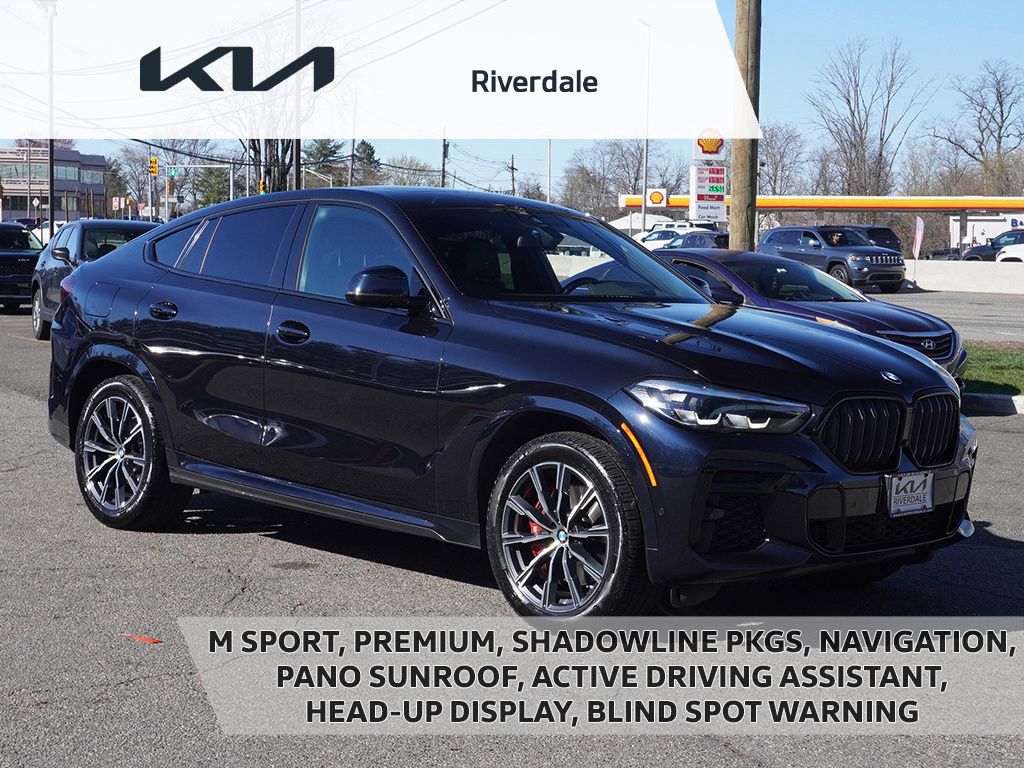 2023 BMW X6 in Carbon Black Metallic