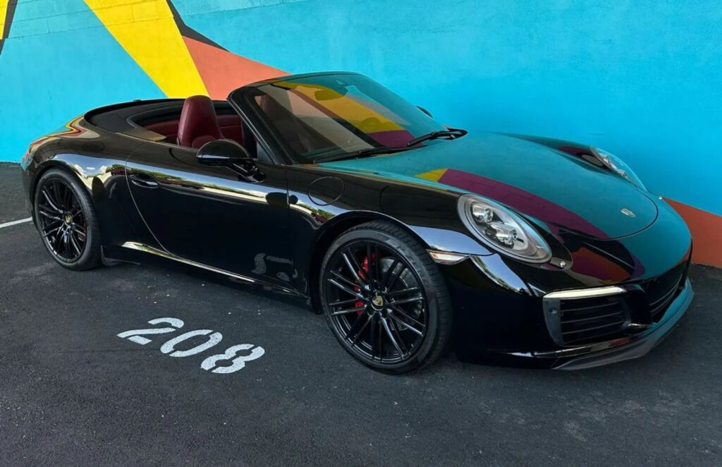 2017 Porsche 911 Carrera Cabriolet Black for sale at ExoticMotors.com