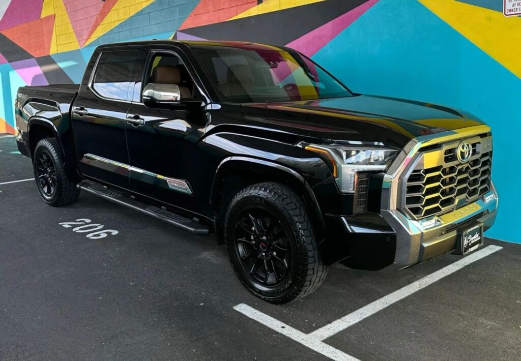 2024 Toyota Tundra 4WD 1794 Edition CrewMax 5.5' Bed (Natl) Midnight Black Metallic for sale at ExoticMotors.com