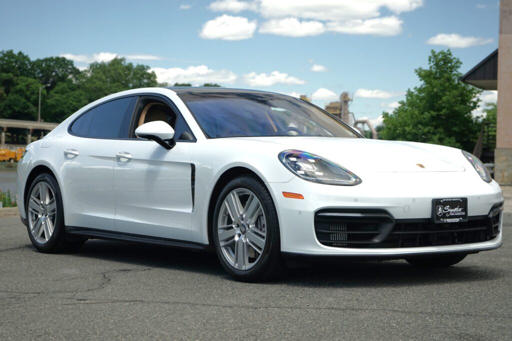 2021 Porsche Panamera 4 AWD Carrara White Metallic for sale at ExoticMotors.com