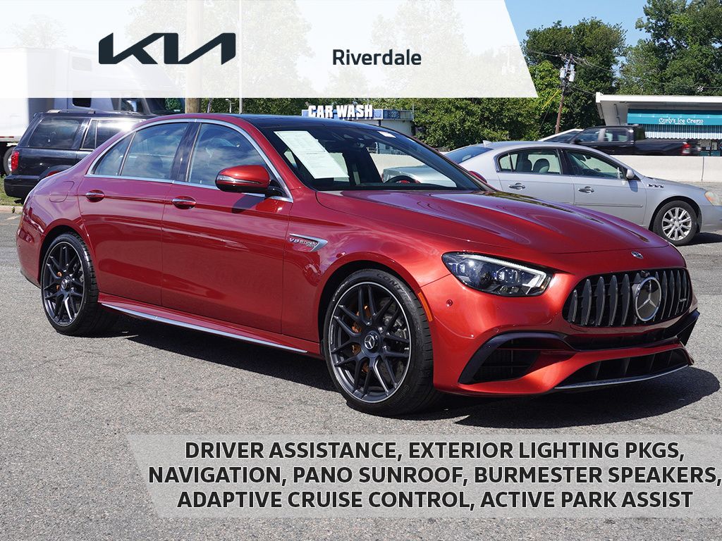 2021 Mercedes-Benz E-Class in designo Cardinal Red
