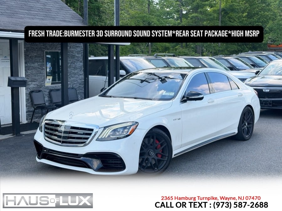 Mercedes-Benz S-Class AMG S 63 4MATIC+ Sedan White