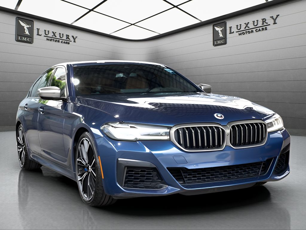 2023 BMW 5 Series in Blue Metallic