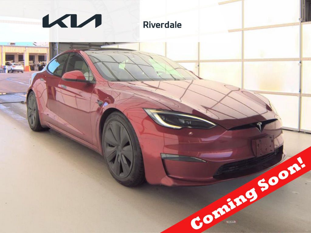 2023 Tesla Model S in Ultra Red