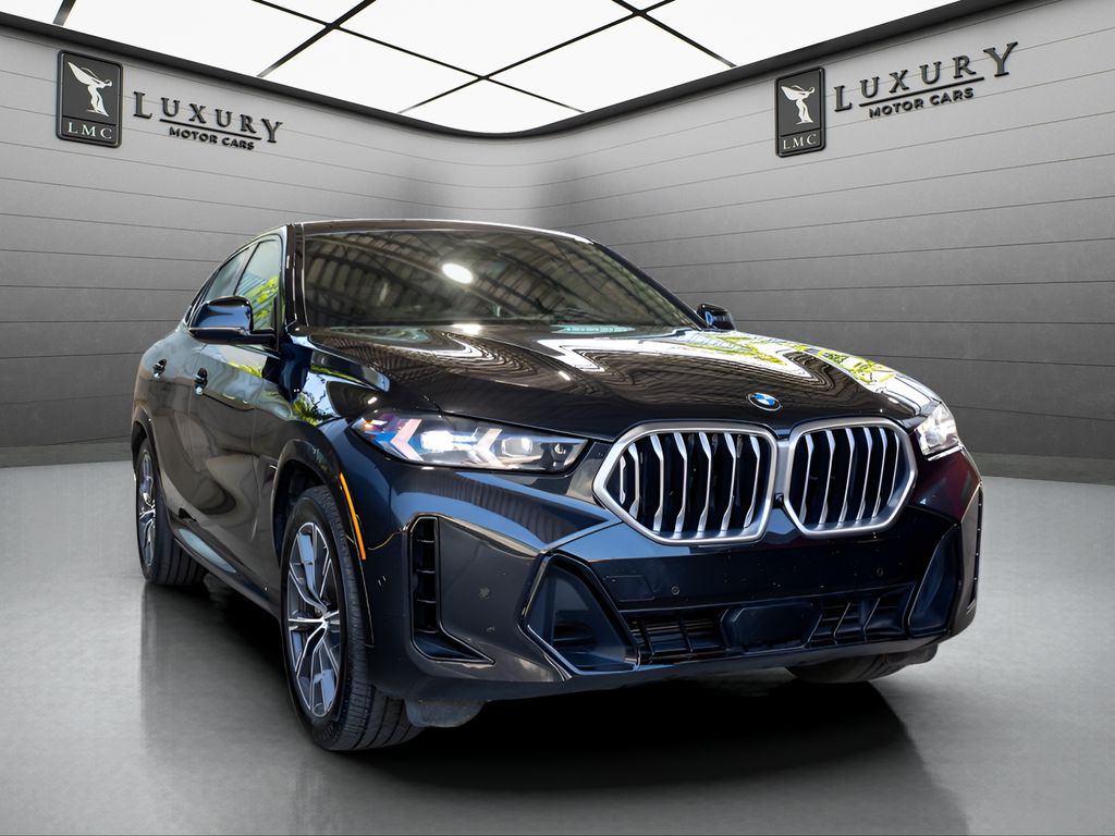 2025 BMW X6 in Black Sapphire Metallic