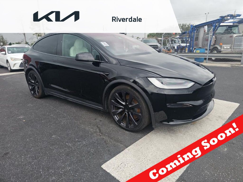 2022 Tesla Model X in Solid Black