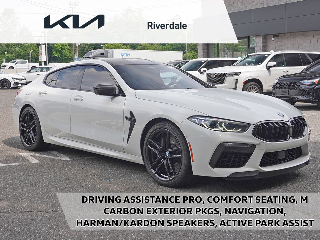 2022 BMW M8 in Alpine White
