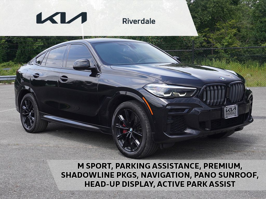 2022 BMW X6 in Black Sapphire Metallic