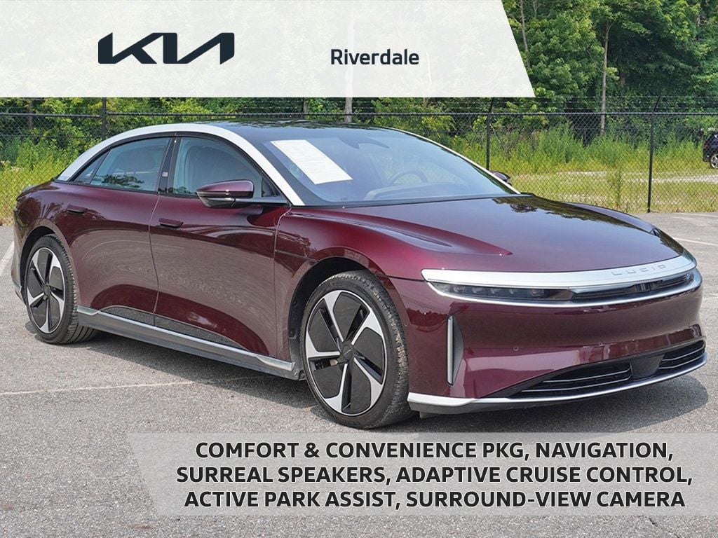 2025 Lucid Air in Zenith Red Metallic
