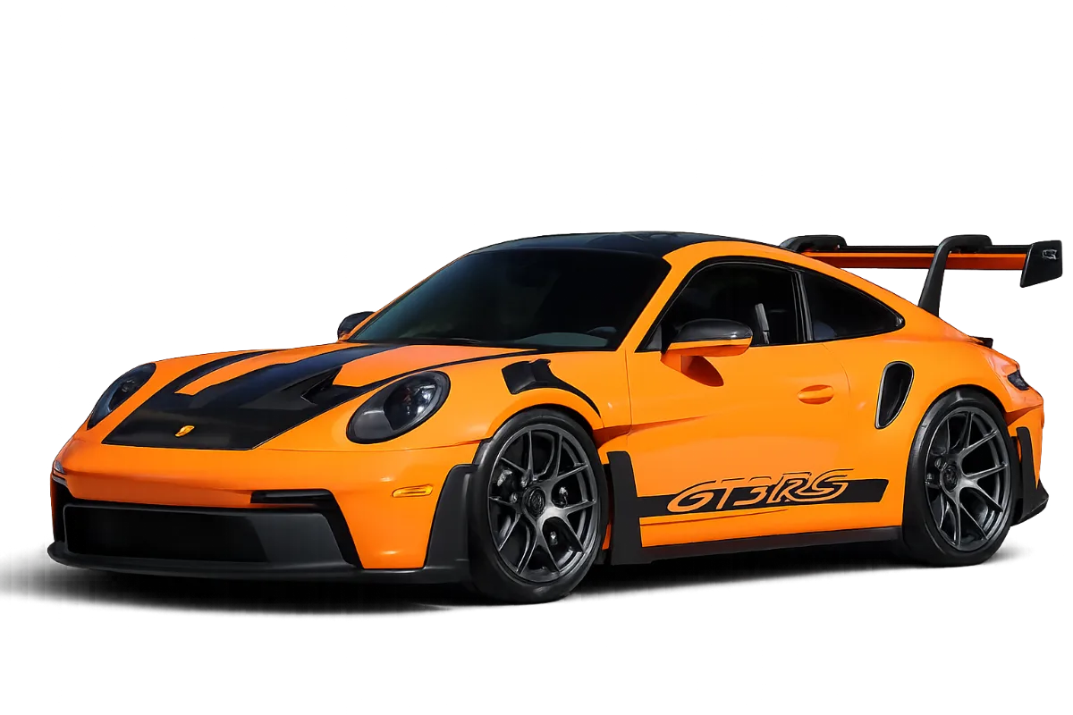 Orange Porsche 911 GT3 RS