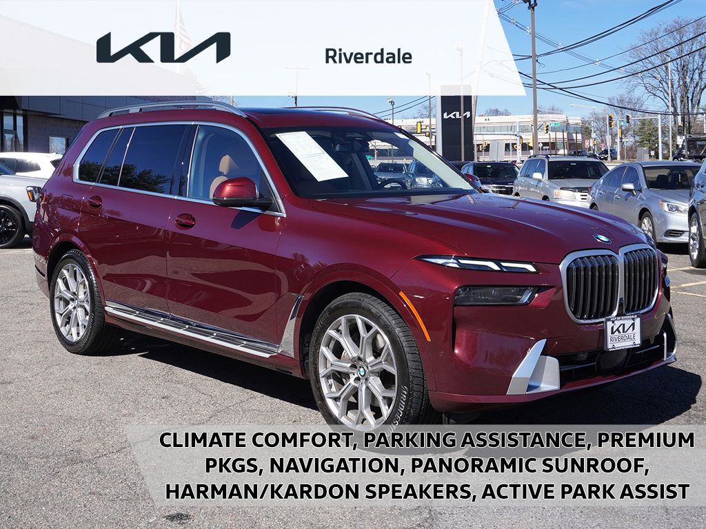 2024 BMW X7 in Red Metallic