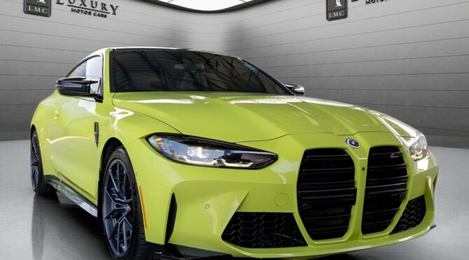 2023 BMW M4 in Yellow