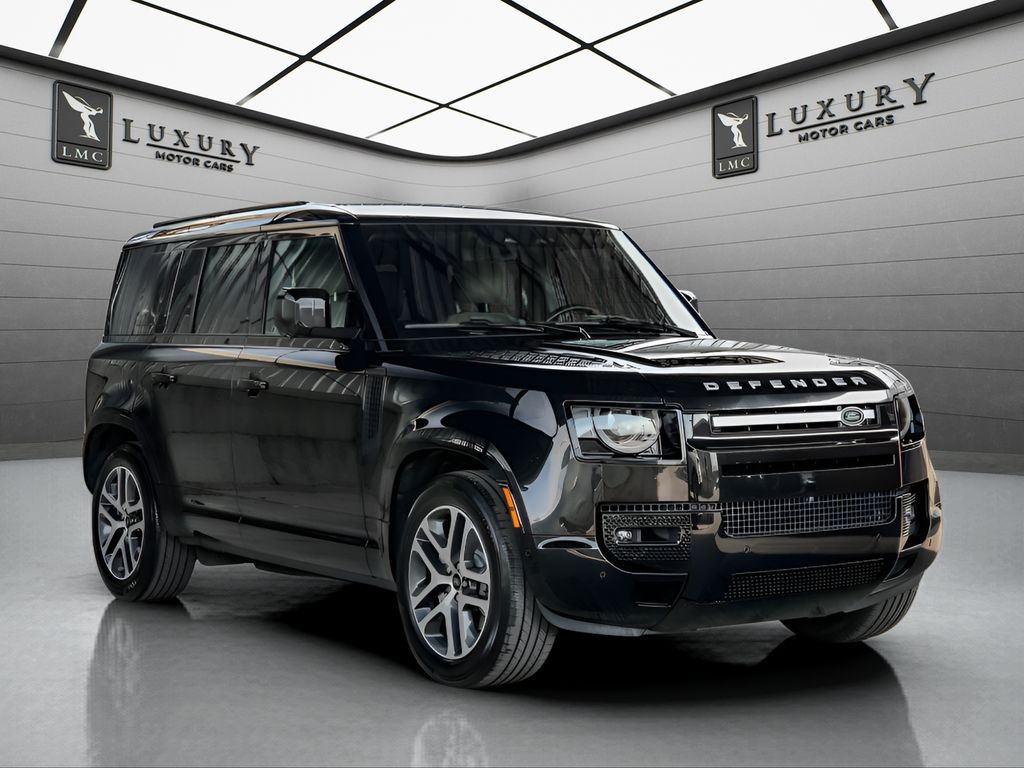 2022 Land Rover Defender 110 in Santorini Black Metallic