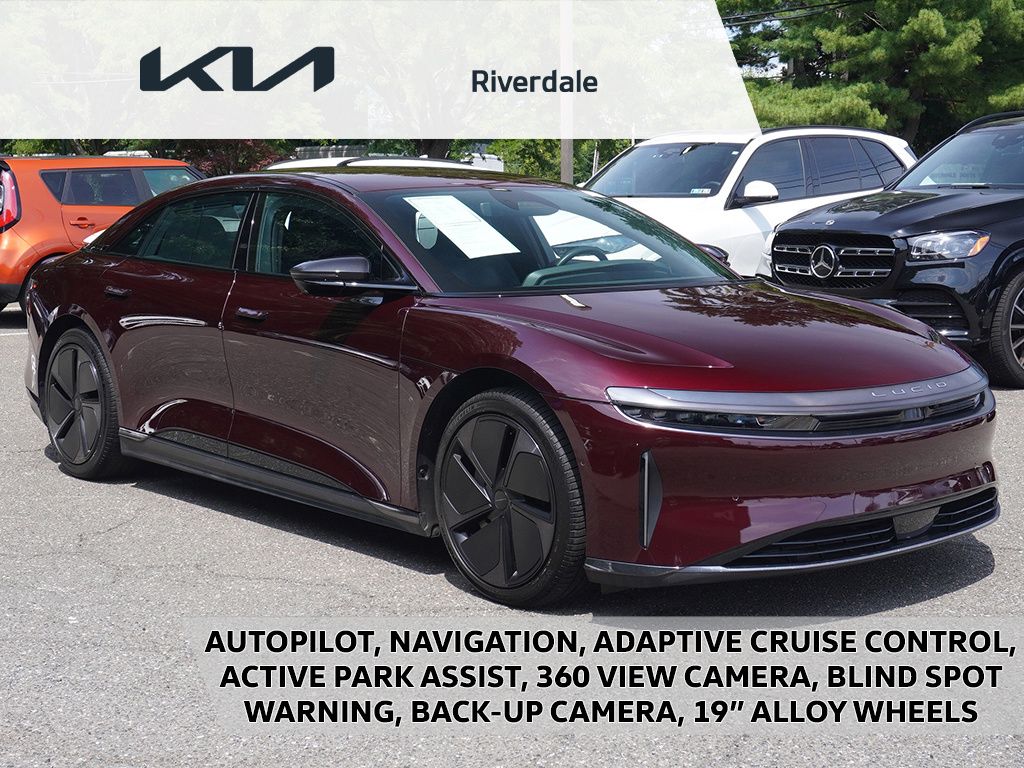 2024 Lucid Air in Zenith Red Metallic