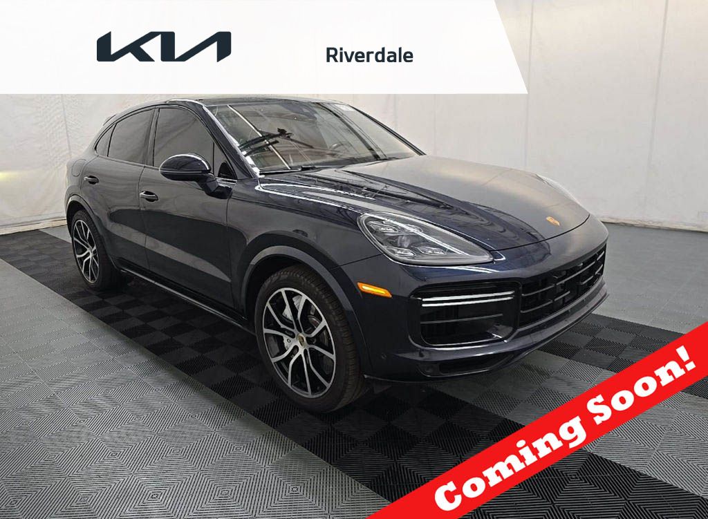 2022 Porsche Cayenne Coupe in Moonlight Blue Metallic