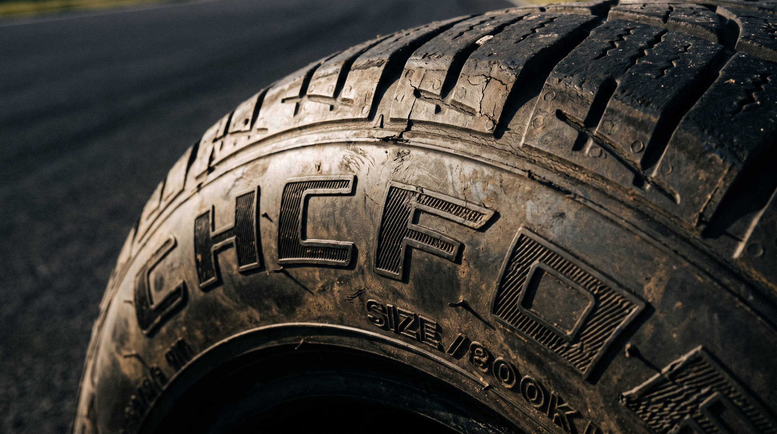 Tyre sidewall markings that determine whether aftermarket wheels and tyres suit the car