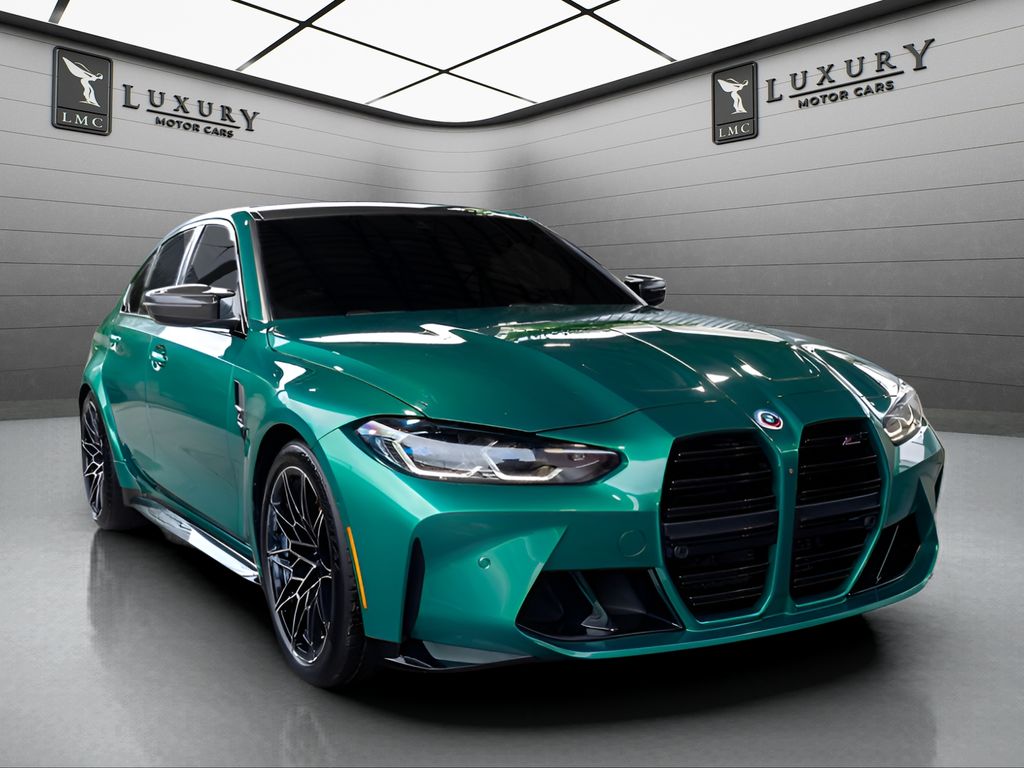 2021 BMW M3 in Green Metallic