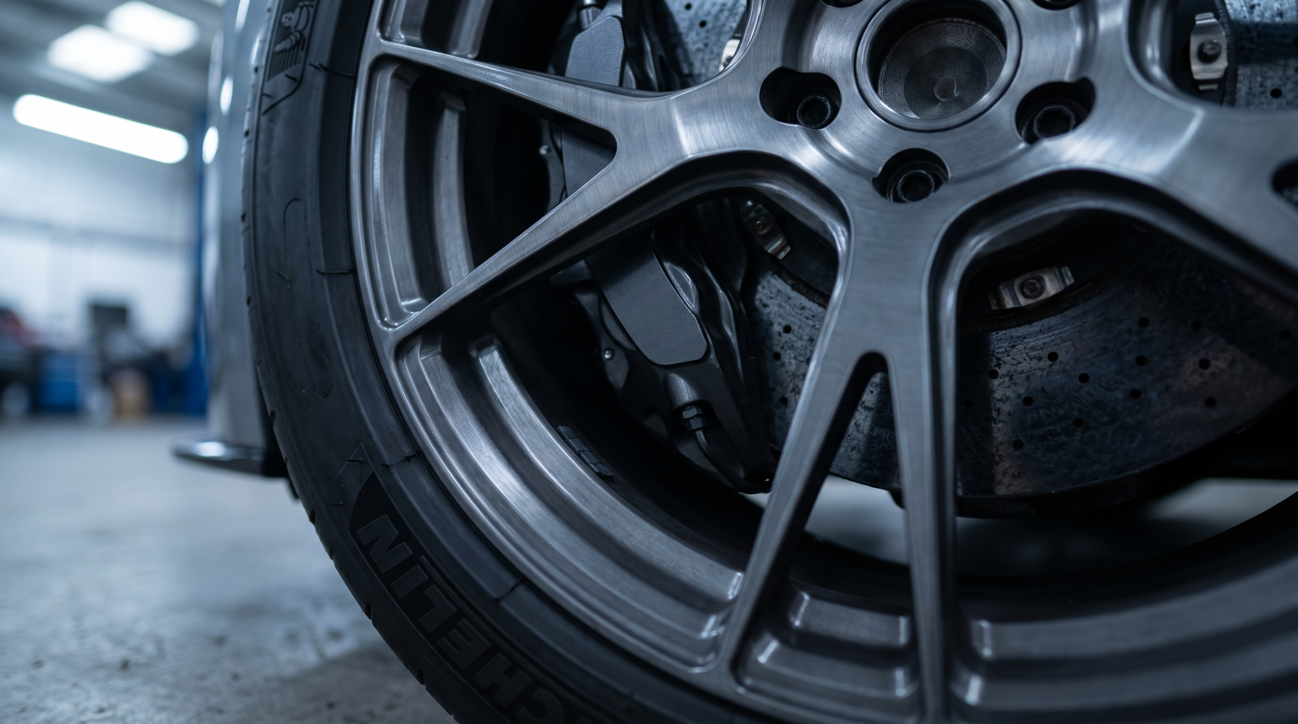 Corvette Zora hardware as delivered on the ZR1X: 16.5-inch carbon ceramic rotor and multi-piston caliper