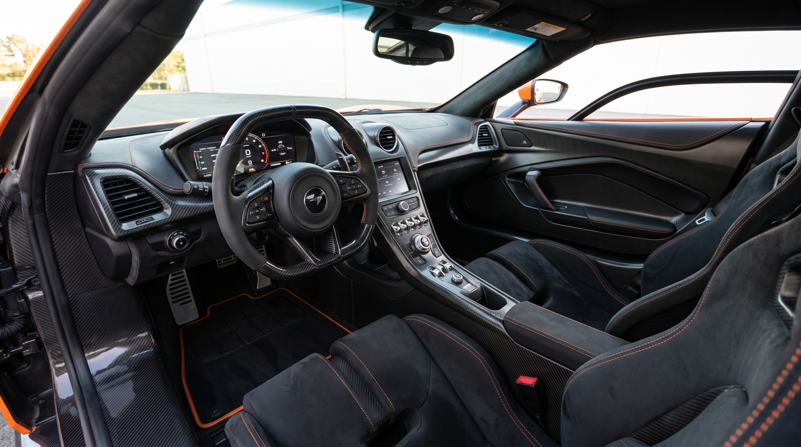 Driver-focused hypercar cockpit of the kind found in the Corvette ZR1X