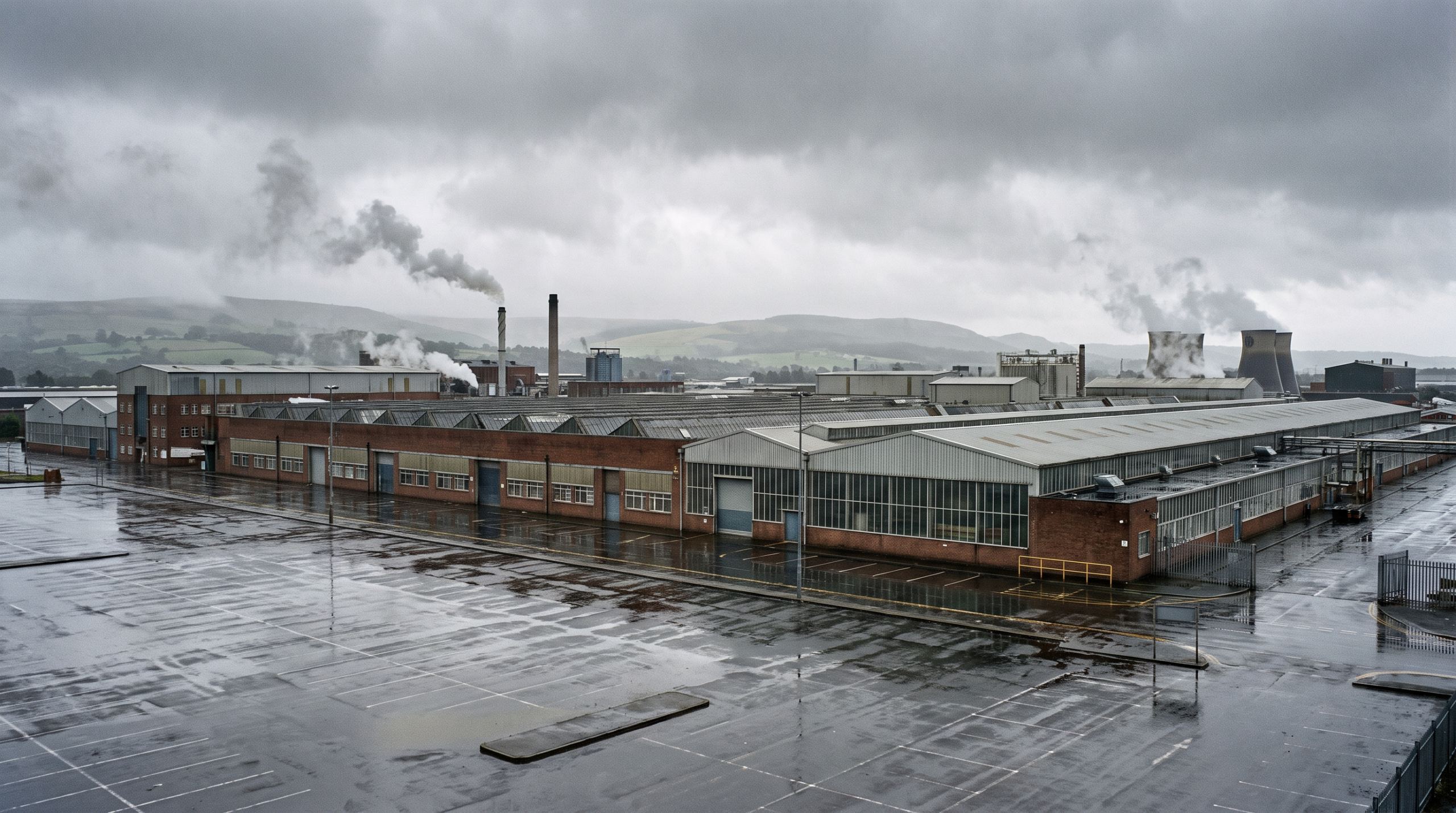 British car plant of the kind halted mid-way through the Jaguar relaunch