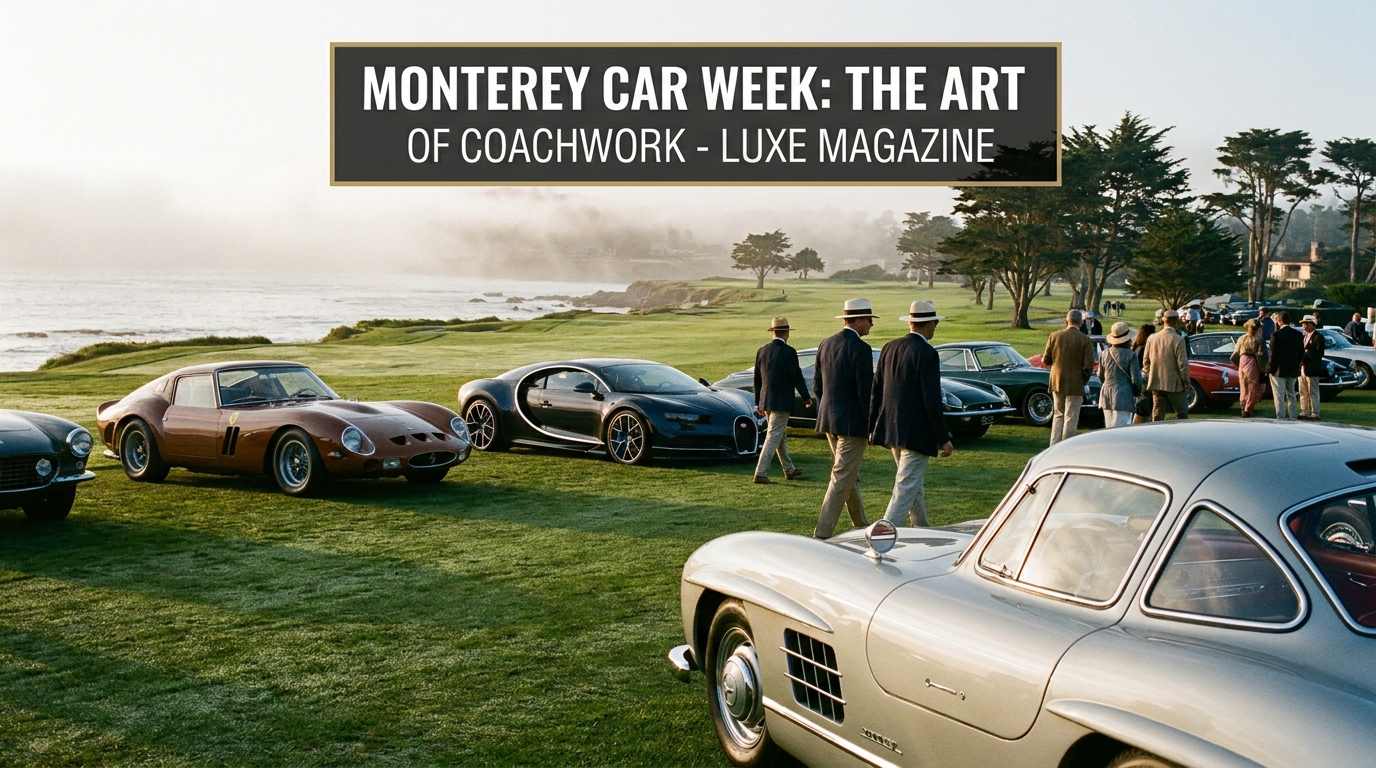 Monterey Car Week 2026: The 75th Pebble Beach Concours, a Record Miura Gathering, and the Debuts Everyone Will Be Talking About