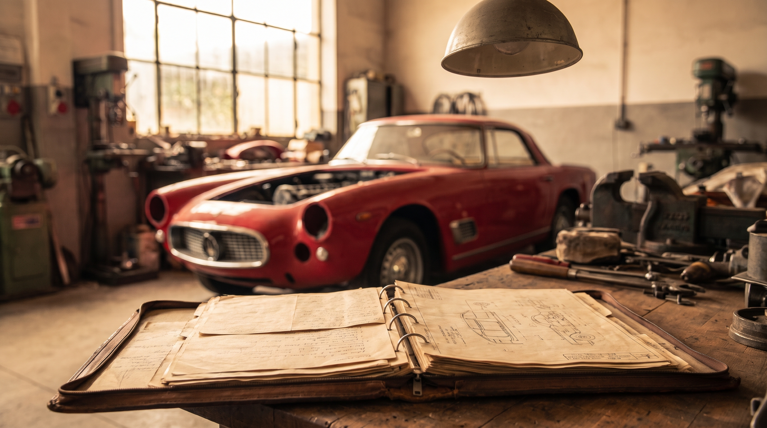A complete documentation file protects the value of owning a Ferrari