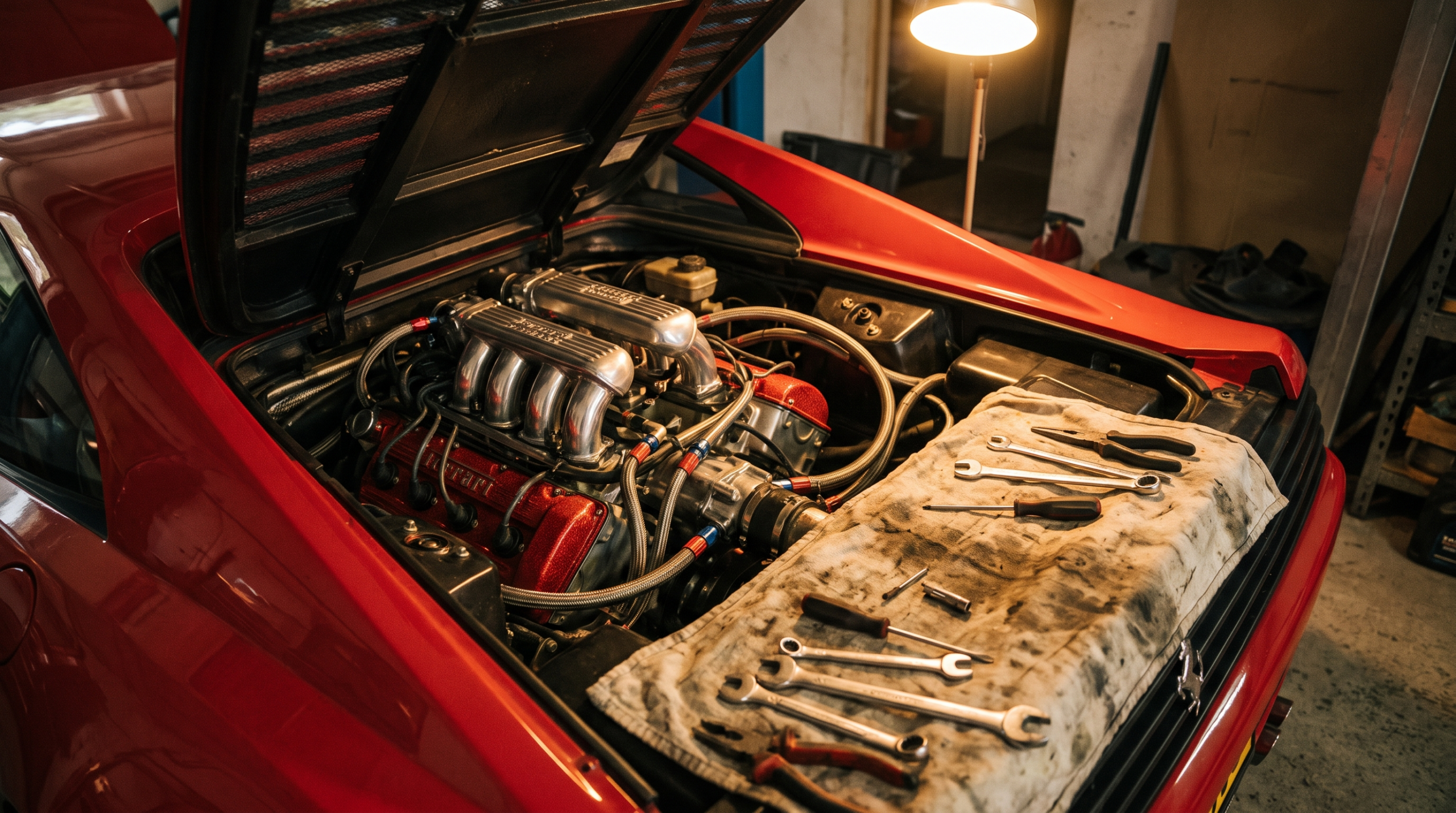 Belt-driven V8 engines are the expensive end of owning a Ferrari