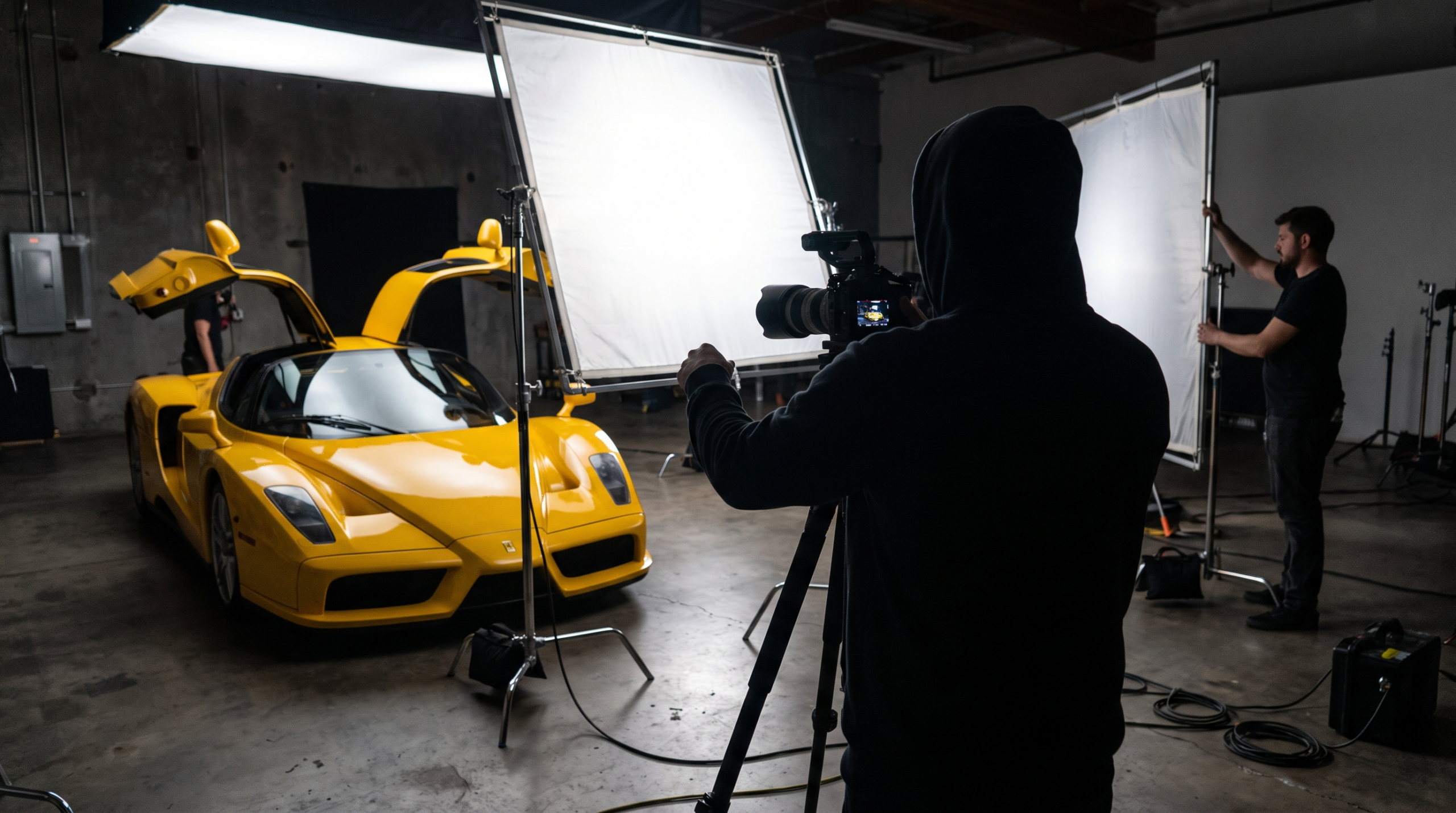 Professional photo shoot to sell your exotic car — illustrative rendering