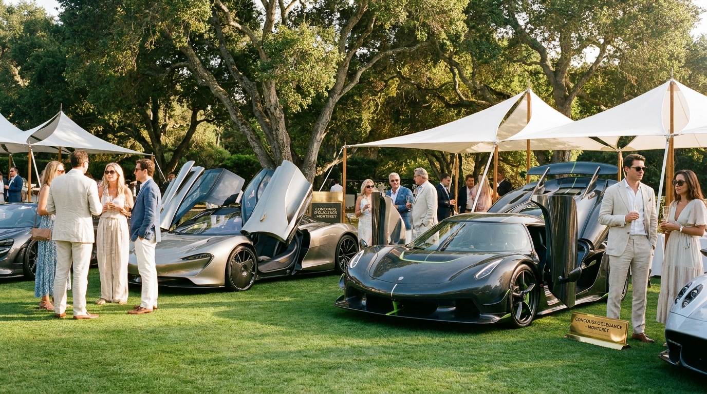 The Quail 2026 hypercar debuts garden gathering