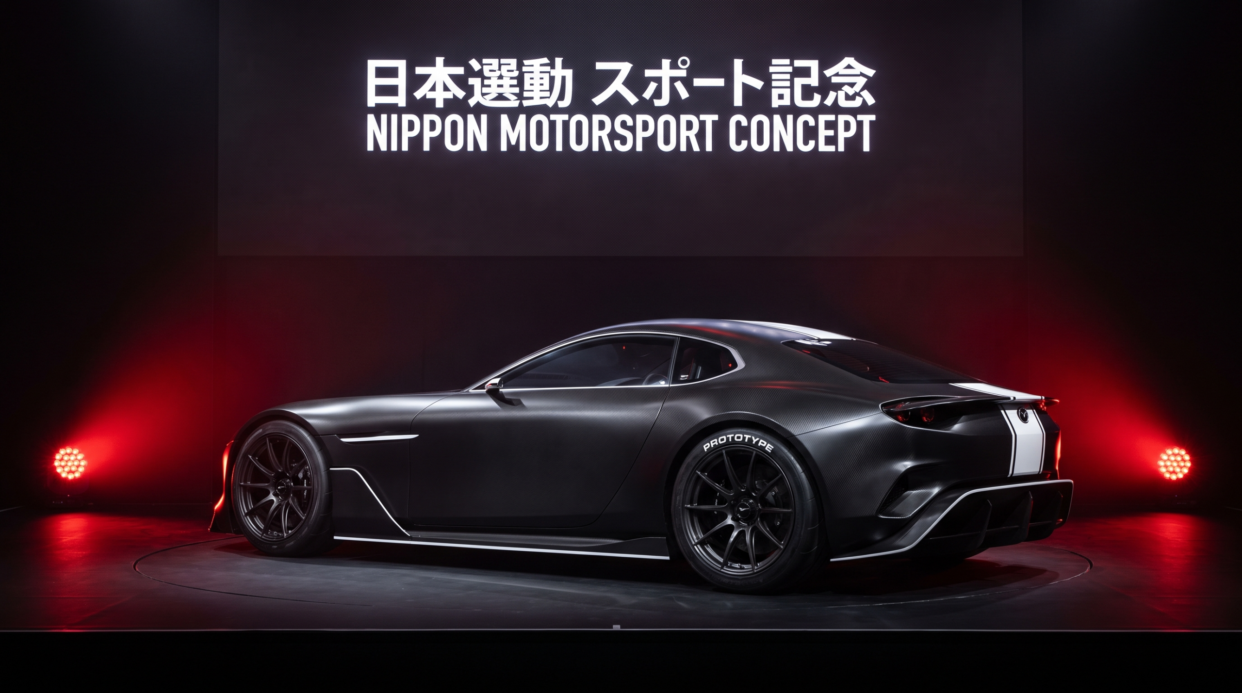 Toyota GR GT flagship supercar prototype on the reveal stage — Gazoo Racing’s new halo car (illustrative)