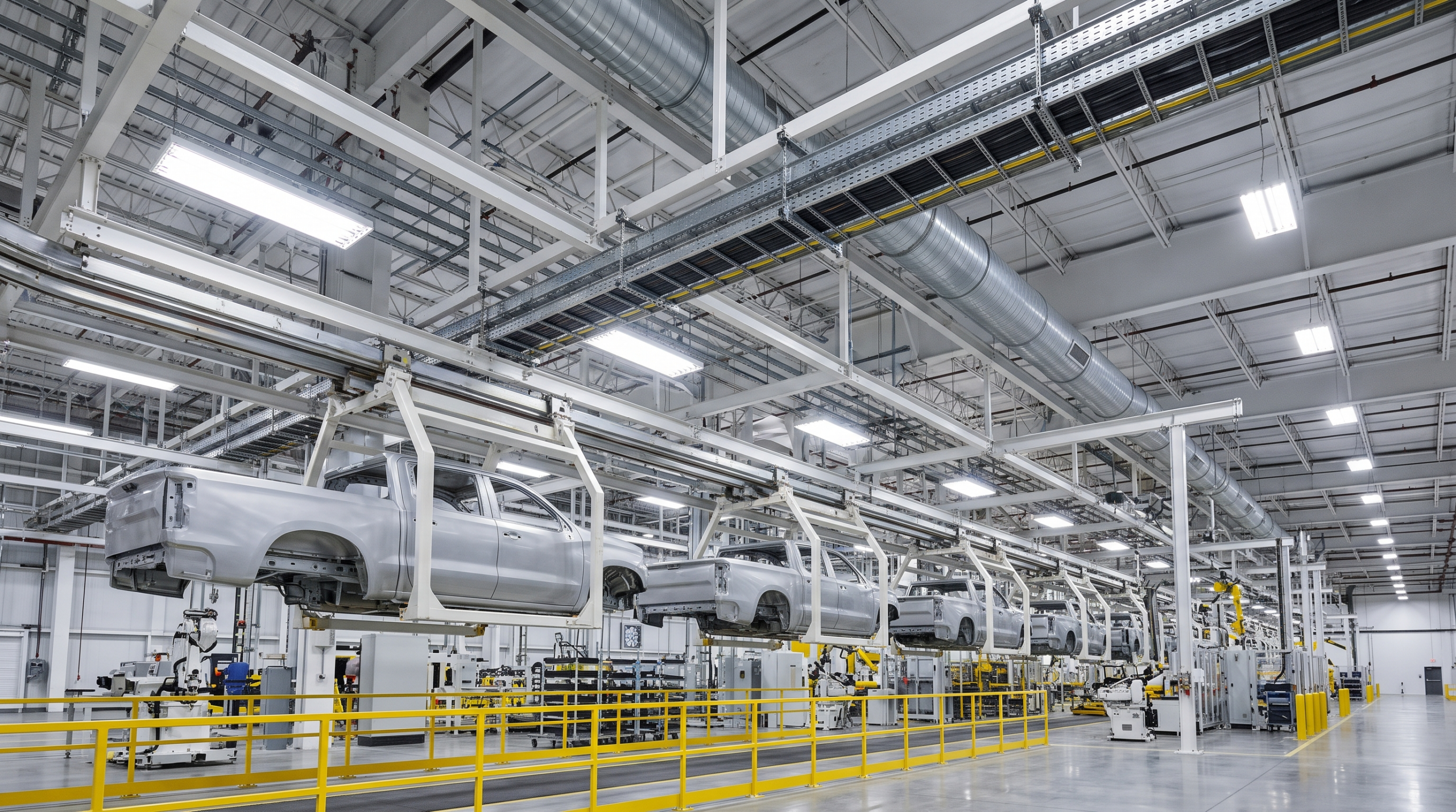 Final assembly line of the kind that drives US auto production