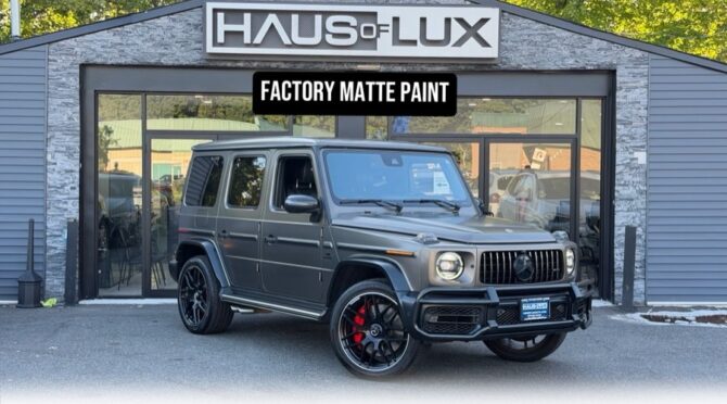 Mercedes-Benz G-Class AMG G 63 4MATIC SUV G manufaktur Monza Grey magno