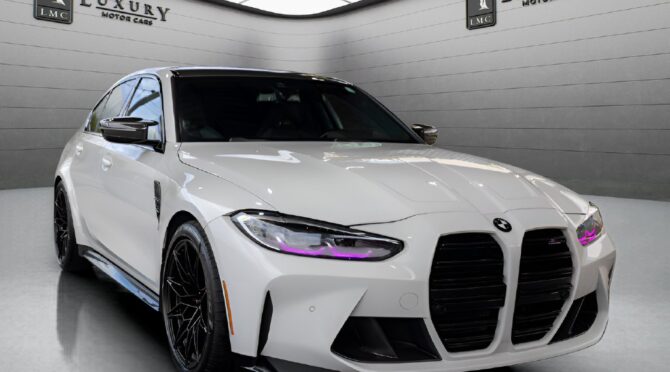 2022 BMW M3 in Alpine White