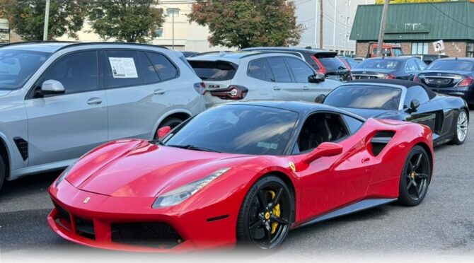 Ferrari 488 GTB Coupe Red