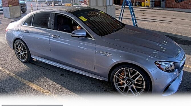 Mercedes-Benz E-Class AMG E 63 S 4MATIC+ Sedan Blue