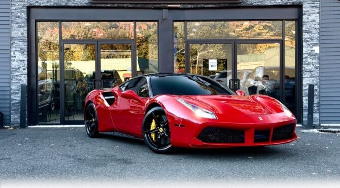 Ferrari 488 GTB Coupe Red