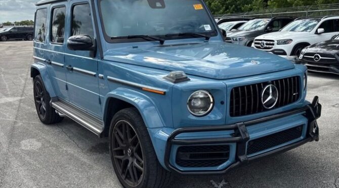Mercedes-Benz G-Class AMG G 63 4MATIC SUV Blue