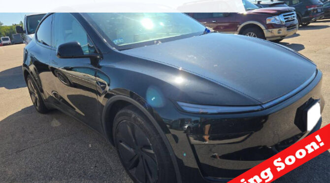 2026 Tesla Model Y in Black