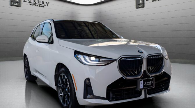 2026 BMW X3 in Alpine White