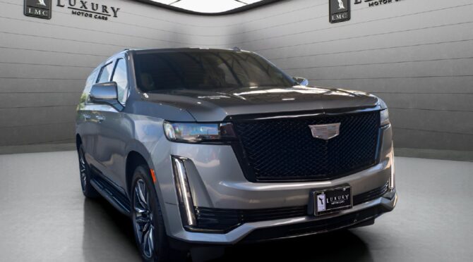 2022 Cadillac Escalade ESV in Steel Metallic