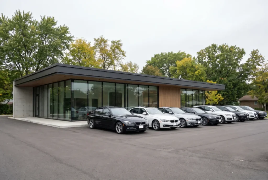 Luxury Motor Cars showroom